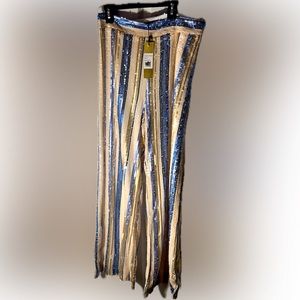 Women’s sequin wide leg pants- size medium